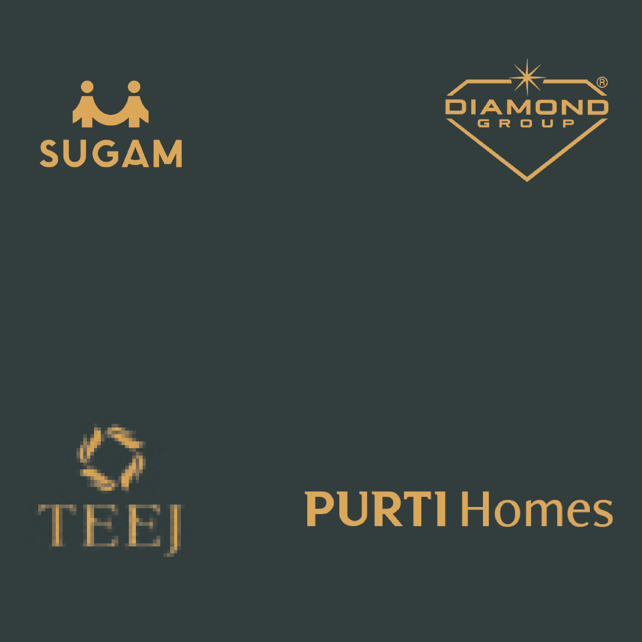 Sugam, Diamond Homes, Teej and Purti Homes